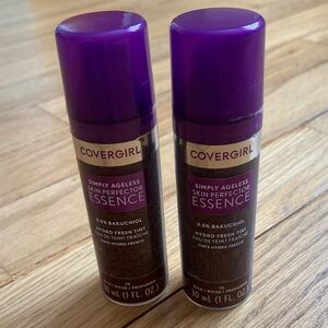 (2) NEW SEALED COVERGIRL Simply Ageless Skin Perfector Essence - #70 Rich